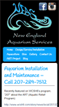 Mobile Screenshot of maineaquariumservices.com